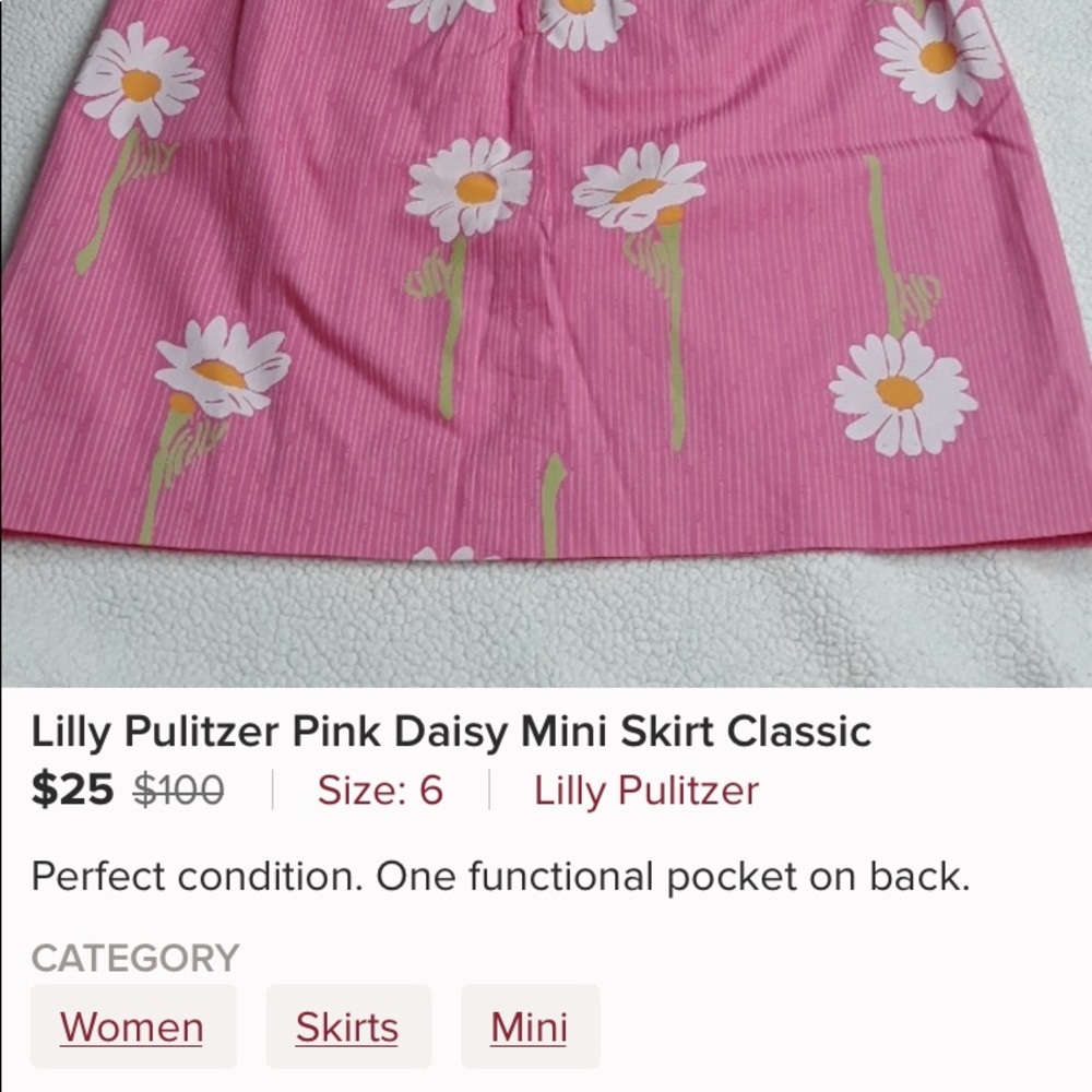Lily Pulitzer mini dress EUC size 6